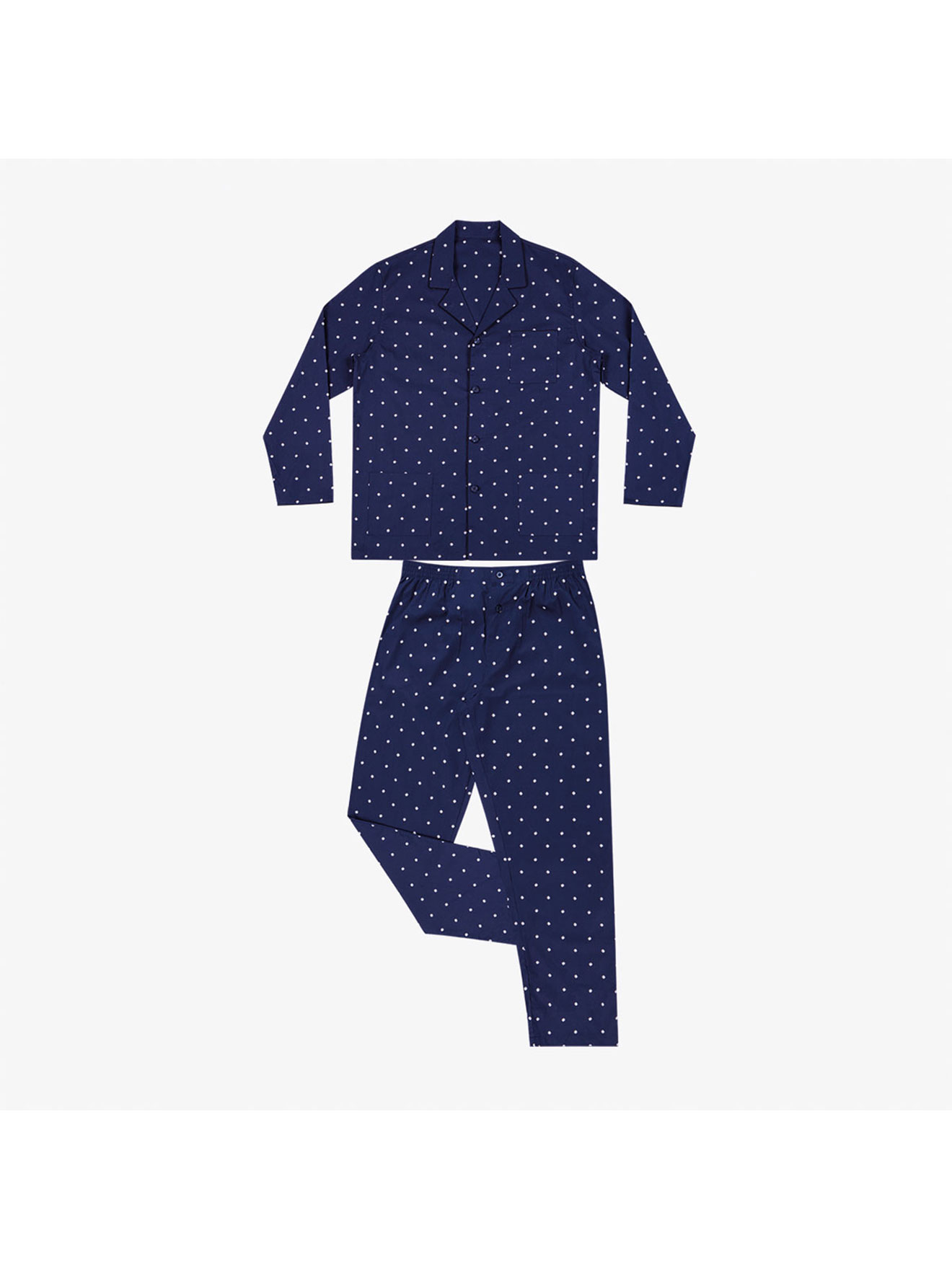 Pyjama long ouvert homme Chaîne & Trame