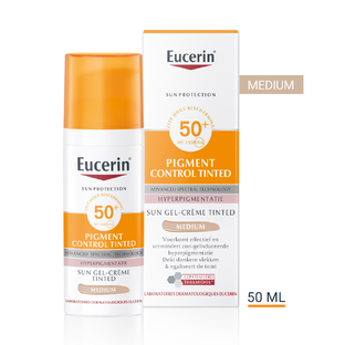 Eucerin Sun Crème-Gel Pigment Control Tinted Medium SPF50 50ML