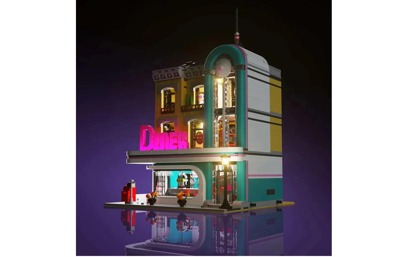 LED-Licht-Set für LEGO® für 10260 Amerikanisches DinerBeleuchtungs-Kit