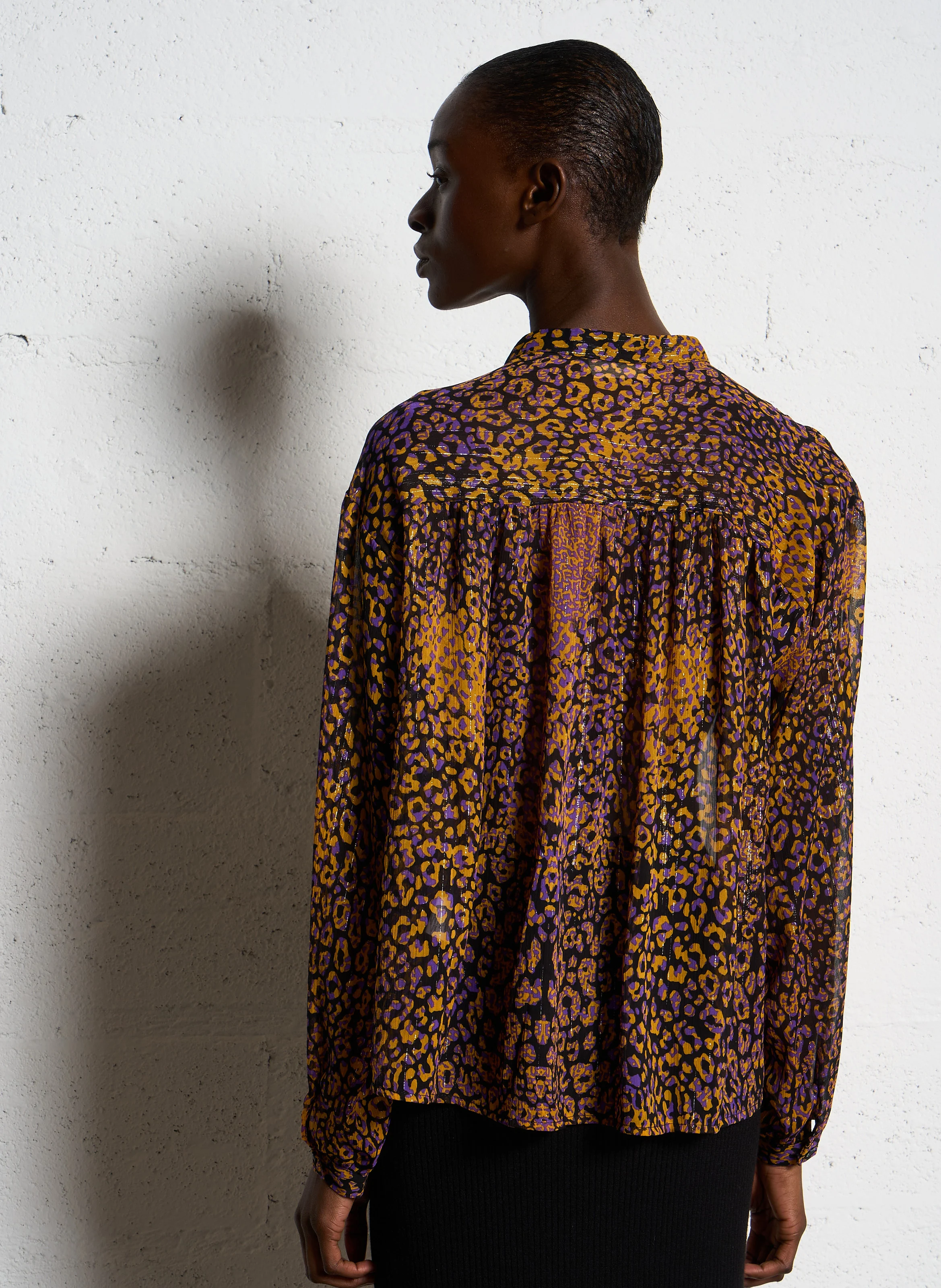 Blouse léopard | Multicolore