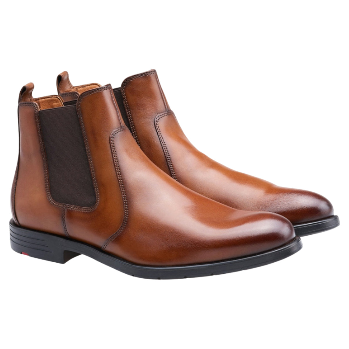 EEZY 315 korte støvler, herre, cognac brun