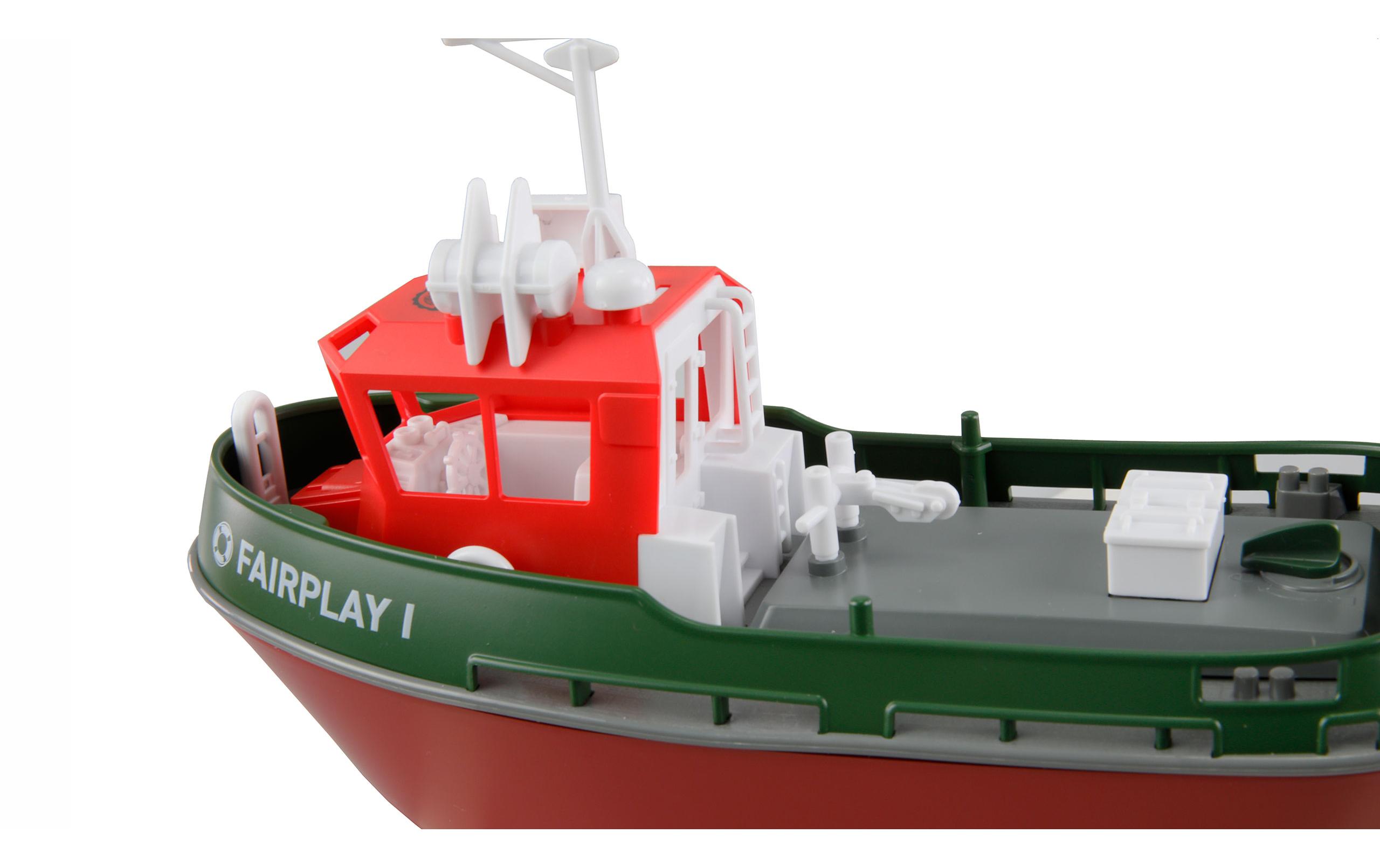 Boot Fairplay I Schlepper Grün, RTR, 1:722-Motoriges ferngesteuertes Boot