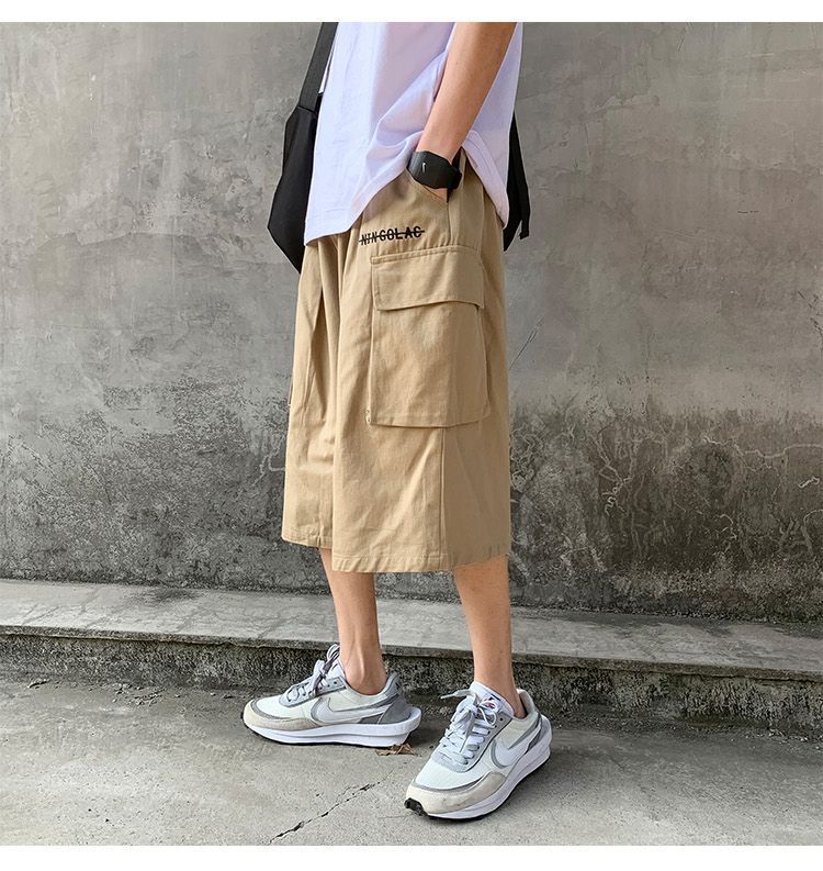 Lorencho - Cargoshorts met wijde pijpen