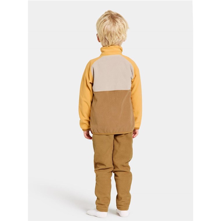 Didriksons Monte Kids Half Button 4 Cumin