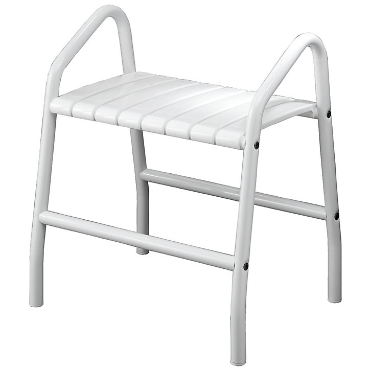 Banc de douche avec poignées en aluminium Godonnier charge maximale 140 kg