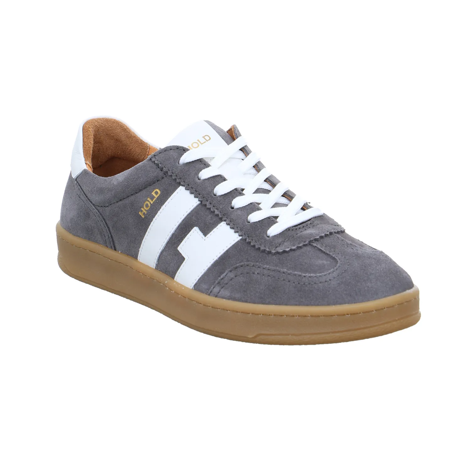 HOLD Halbschuhe Sneaker Grau Leder