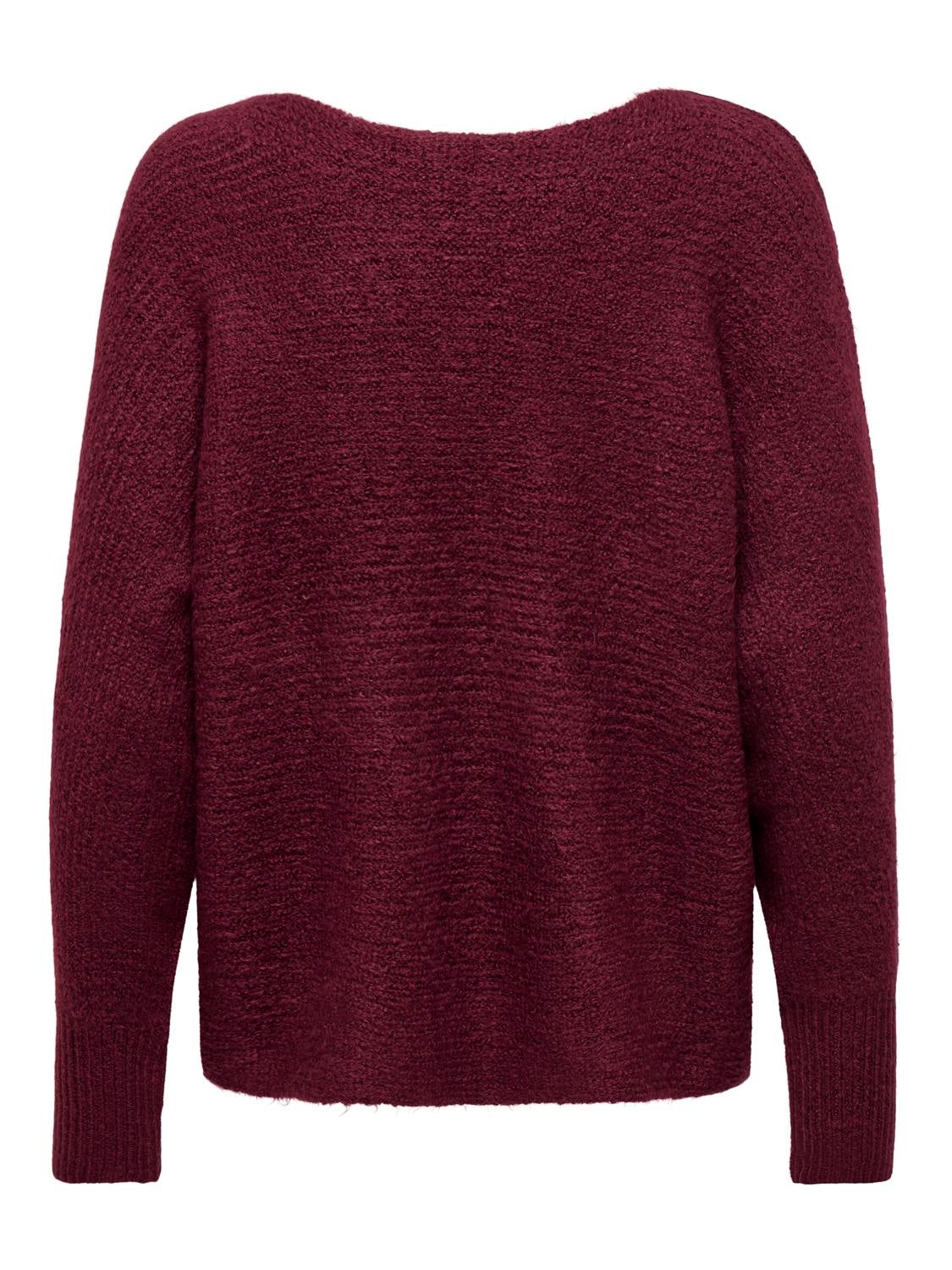ONLDANIELLA Strickpullover Cabernet