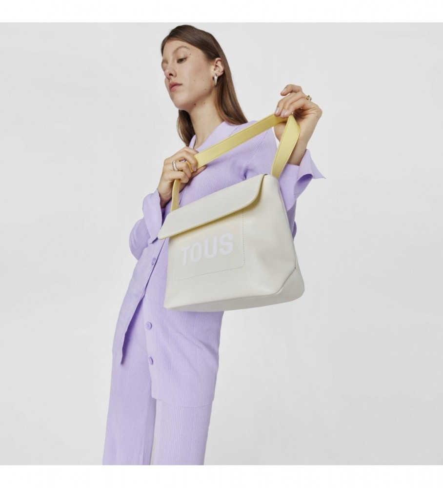 Bolsa Tous S.T. Maya Bege-Amarelo