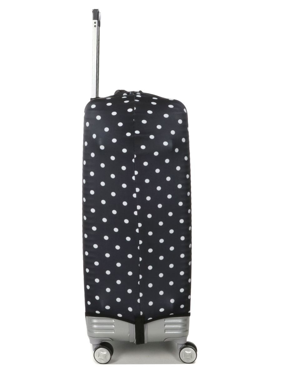 Housse de valise Periea Black with White Dots L
