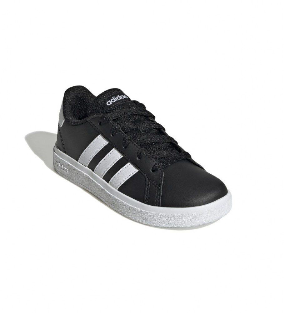 Tênis adidas Grand Court Lifestyle com cadarço, preto