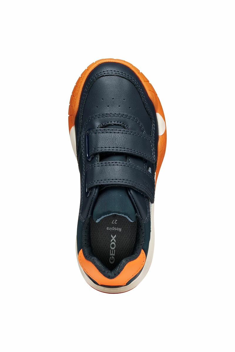 GEOX<br>Tênis respiráveis com fecho de velcro Rann-E