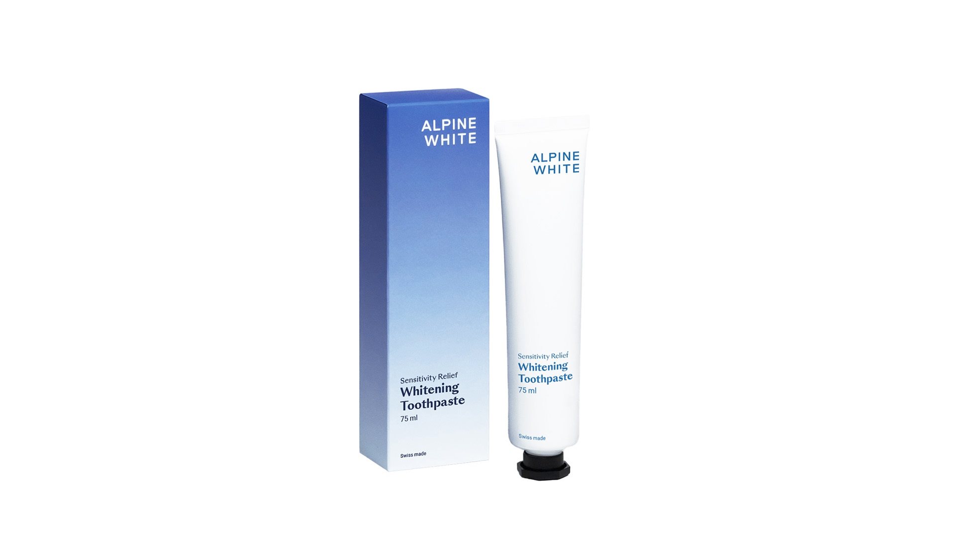 Alpine White Whitening Toothpaste Sensitivity Relief Paste Tb 75 ml