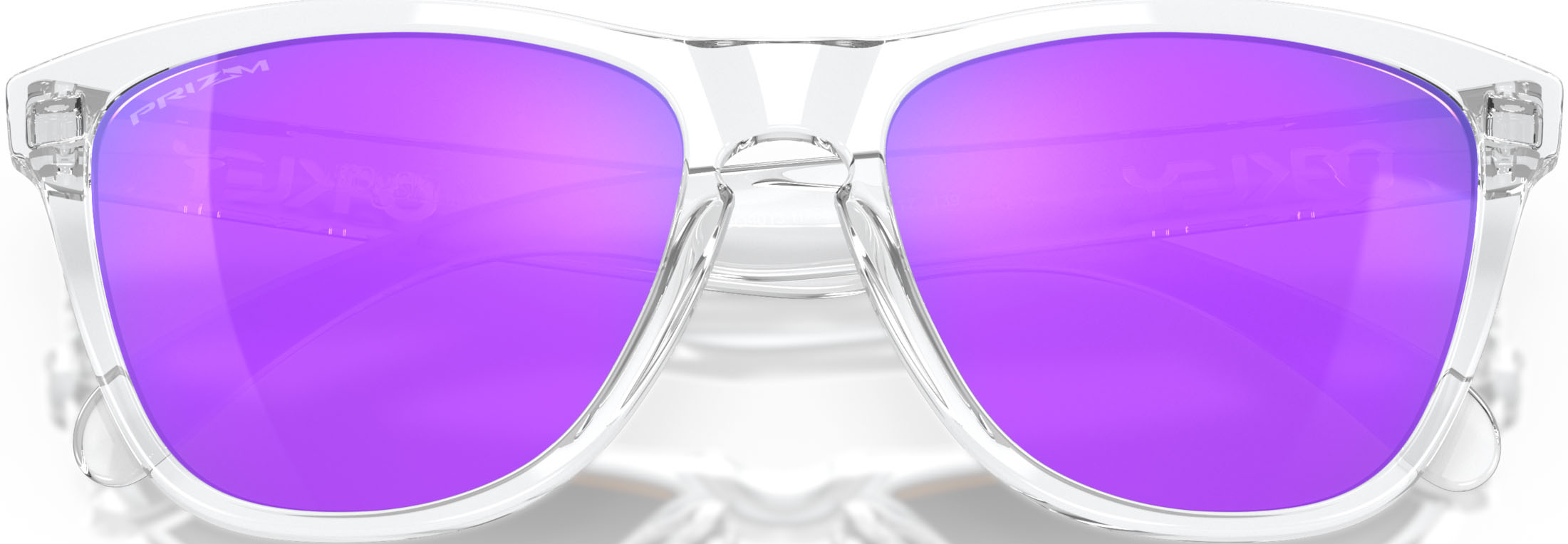 Frogskins H755/Polished Clear w/Prizm Violet