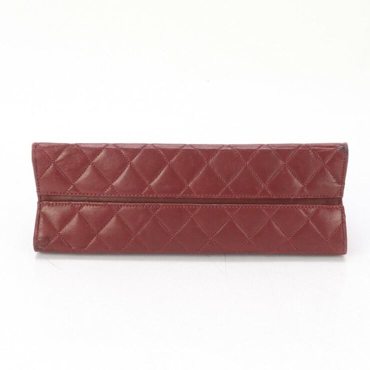 Chanel Vintage Chanel Shoulder Bag Burgundy