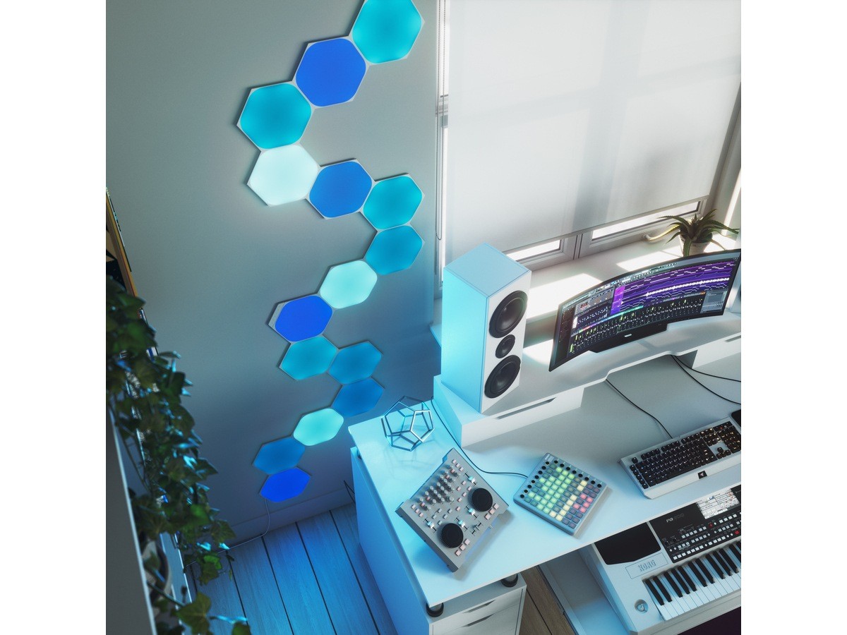 Nanoleaf - Shapes - Hexagons Starter Kit - 15 Panels