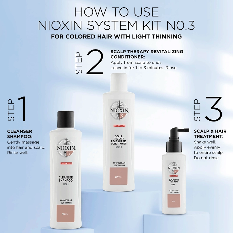 Nioxin System 3 Cleanser Shampoo 300 ml