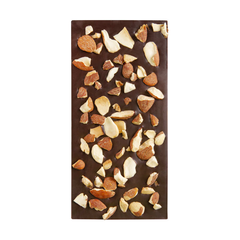 Tablette chocolat grand cru Guayas Noir 70% et amandes bio