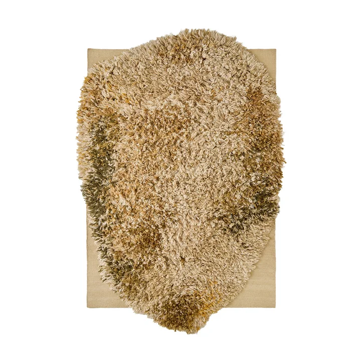 nanimarquina - Alga Teppich, 179 x 270 cm, ocker