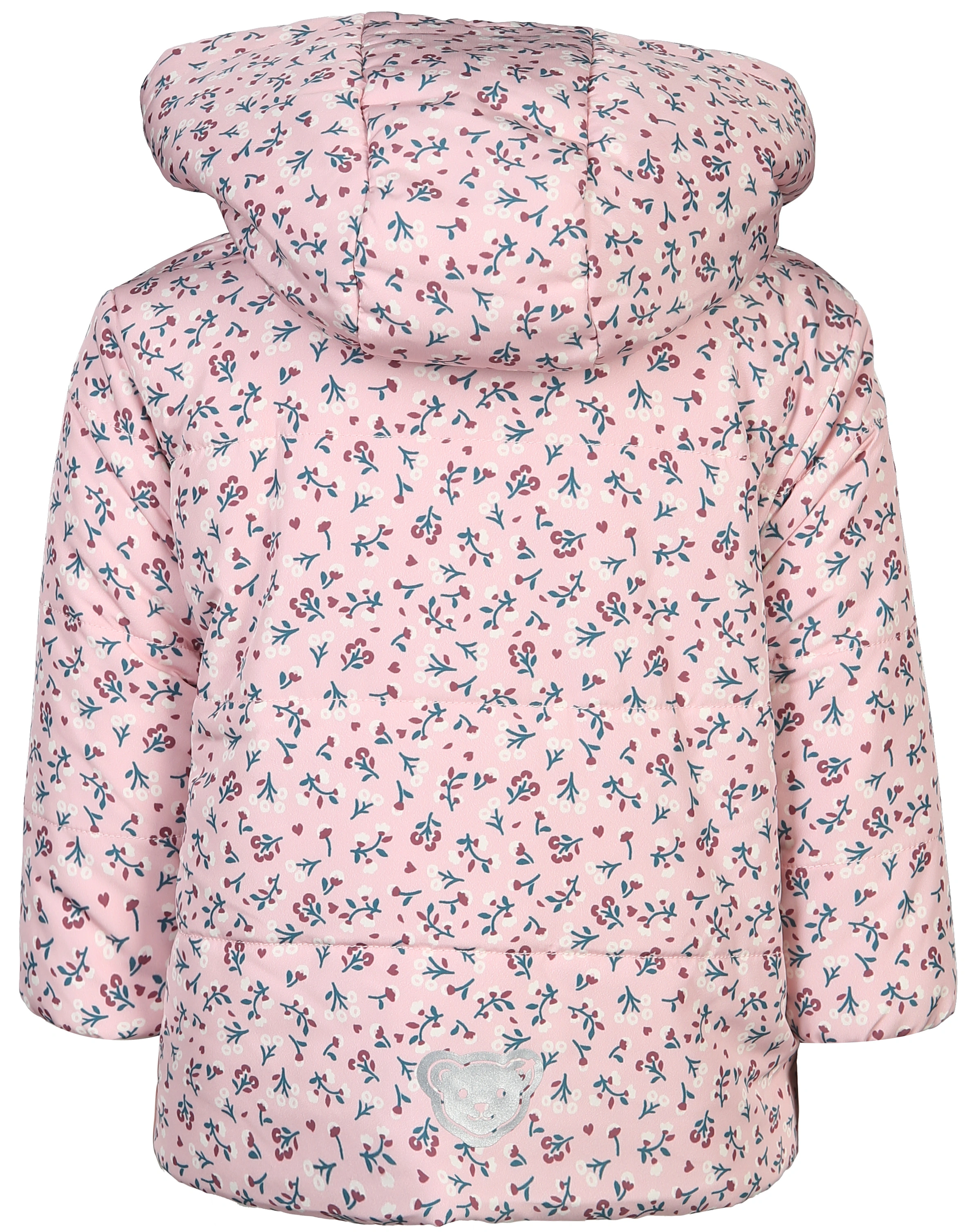 Steppjacke ENCHANT FOREST FLOWER in silver pink