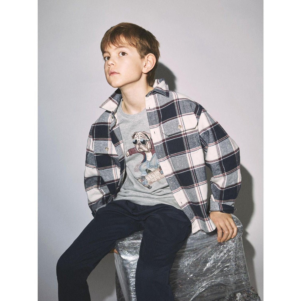 Køb Name It Navy Blazer Tamol Oversize Skjorte