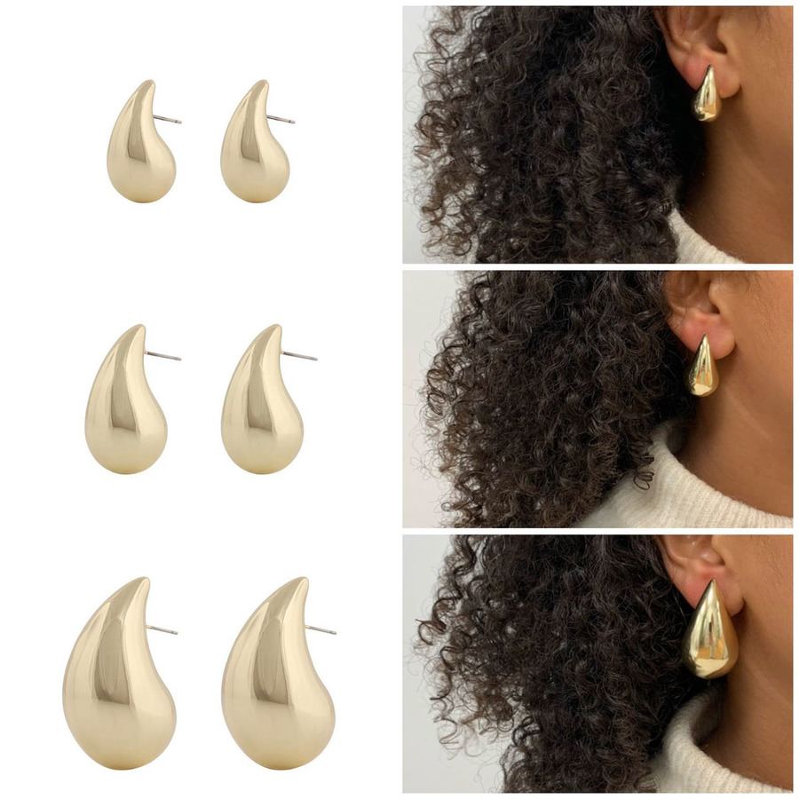 Snö Of Sweden Yenni Ear Medium Plain Gold
