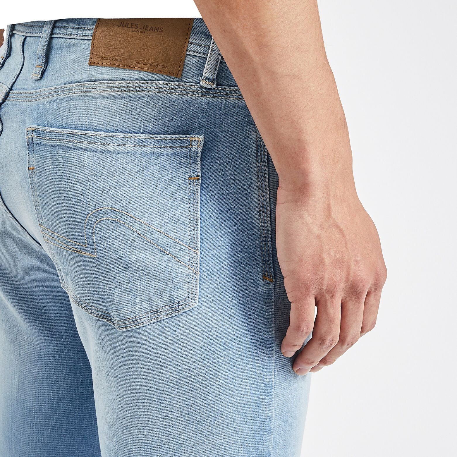 Jean skinny 3 longueurs Bleu