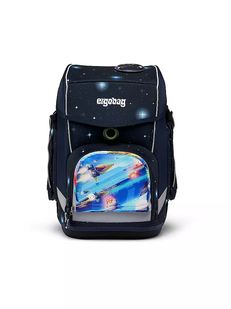 ERGOBAG Zip Set Zippies LED Raumschiff bunt