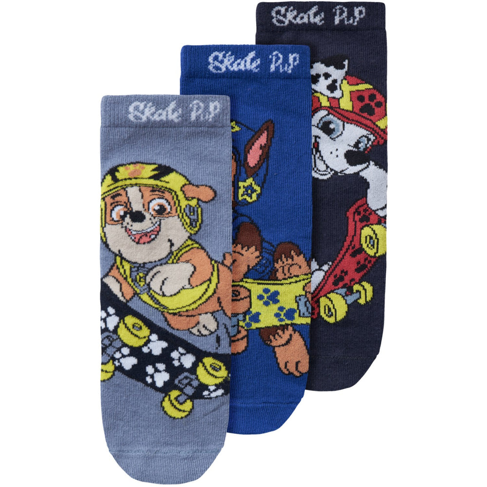 Køb Name It Flint Stone Norwin Paw Patrol 3-Pak Strømper