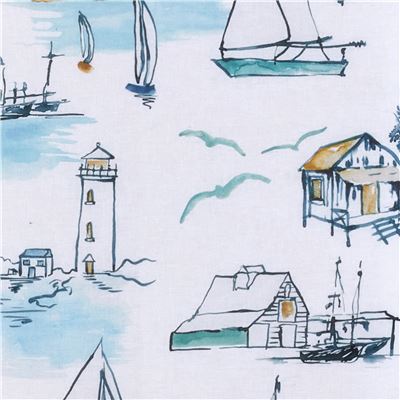 Housse de table à repasser et nappe de repassage motif bateau - BECQUET CRÉATION