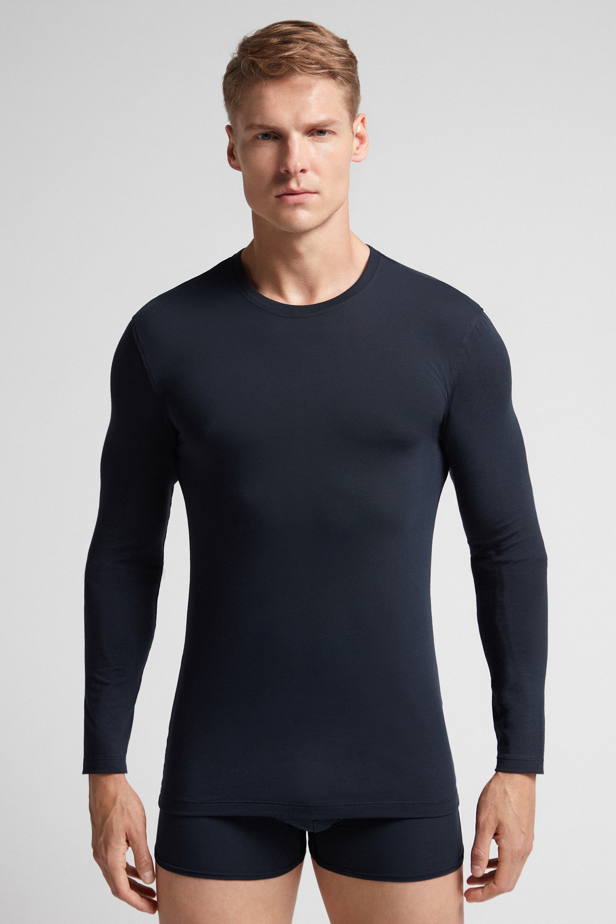 Camiseta de manga comprida Supima Stretch