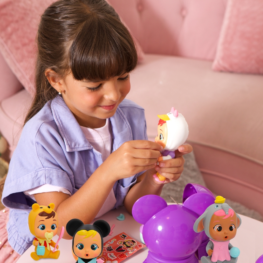BONECA CRY BABIES DISNEY EDITION MODELOS SORTIDOS