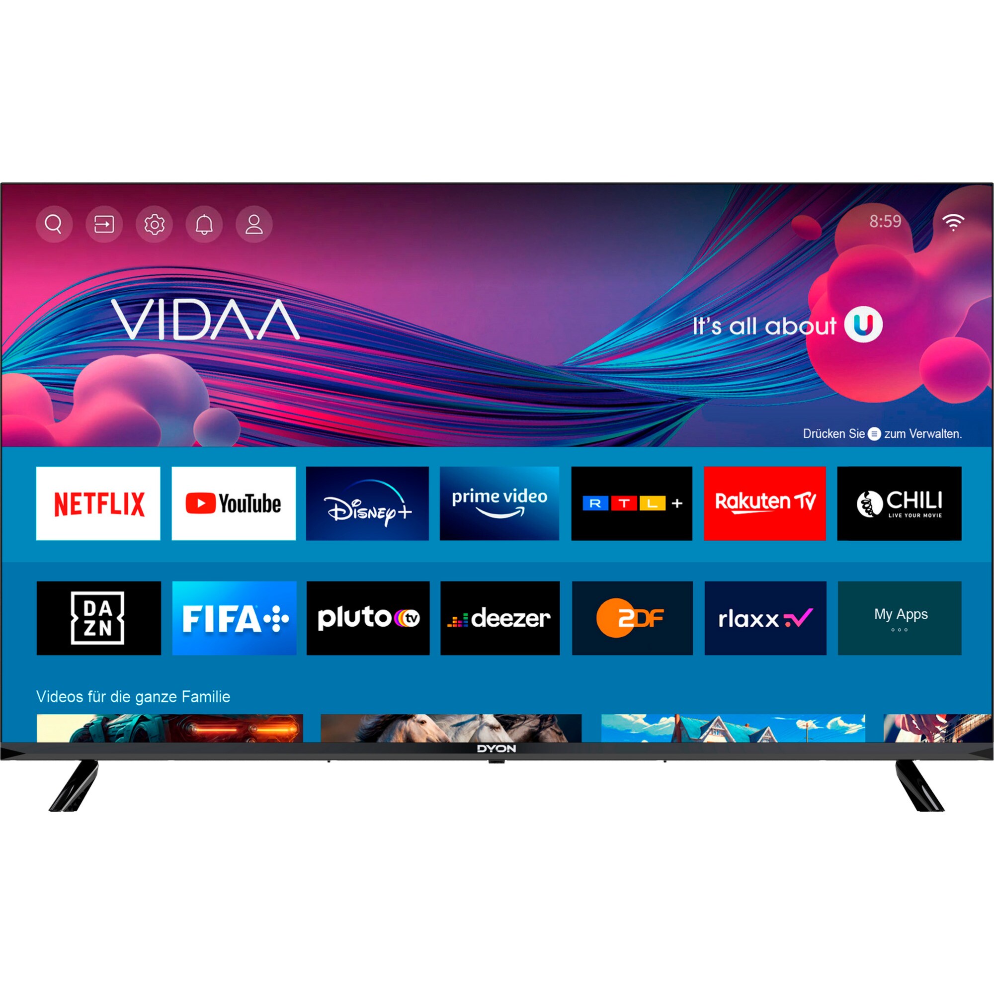 DYON LED-Fernseher SMART 43 VX