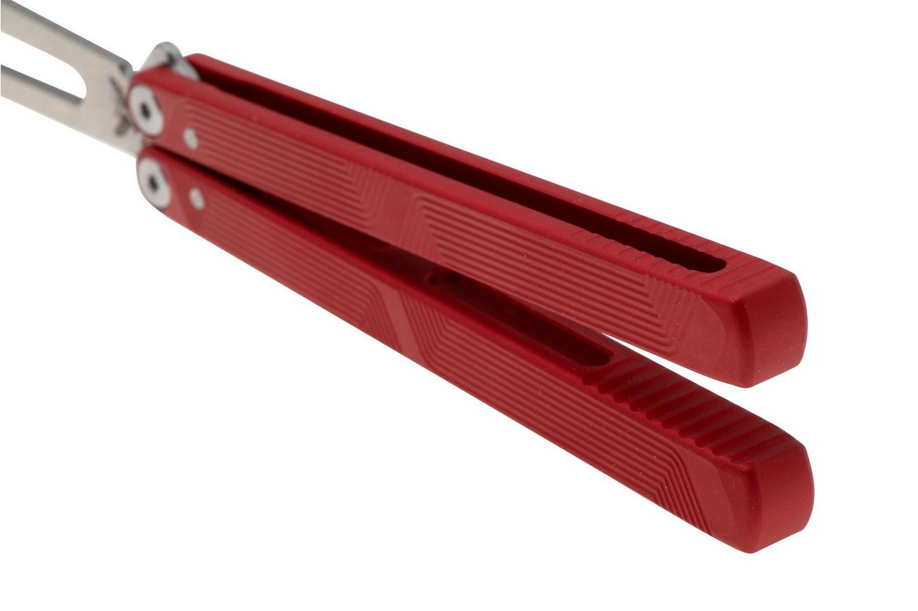 Flytanium Zenith Trainer 2.0 1385LRS Stonewash, Lava Red Aluminum, vlindermes trainer