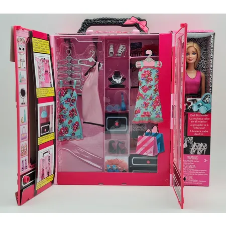 Mattel Barbie Kleiderschrank mit Puppe