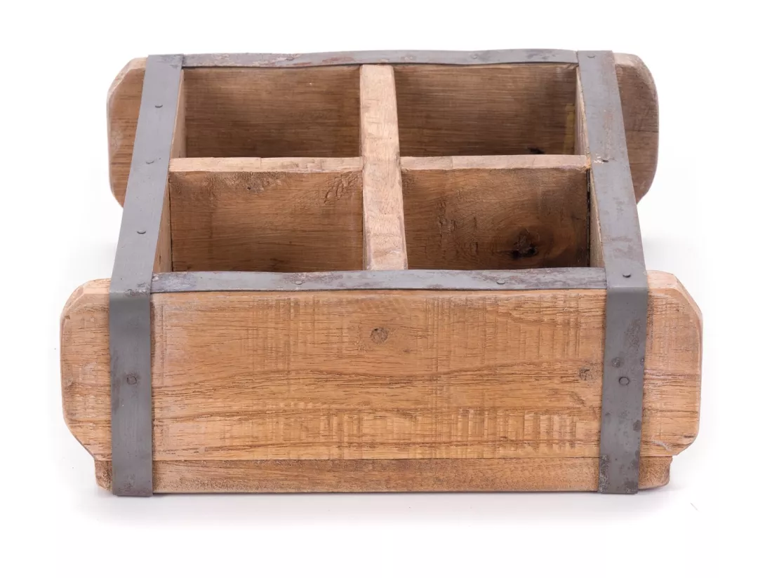 CAISSE EN BOIS Brique Bois massif, forme de brique