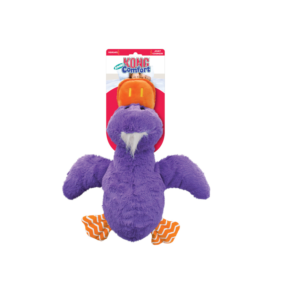 Pato de pelúcia Kong Comfort Junior para cães