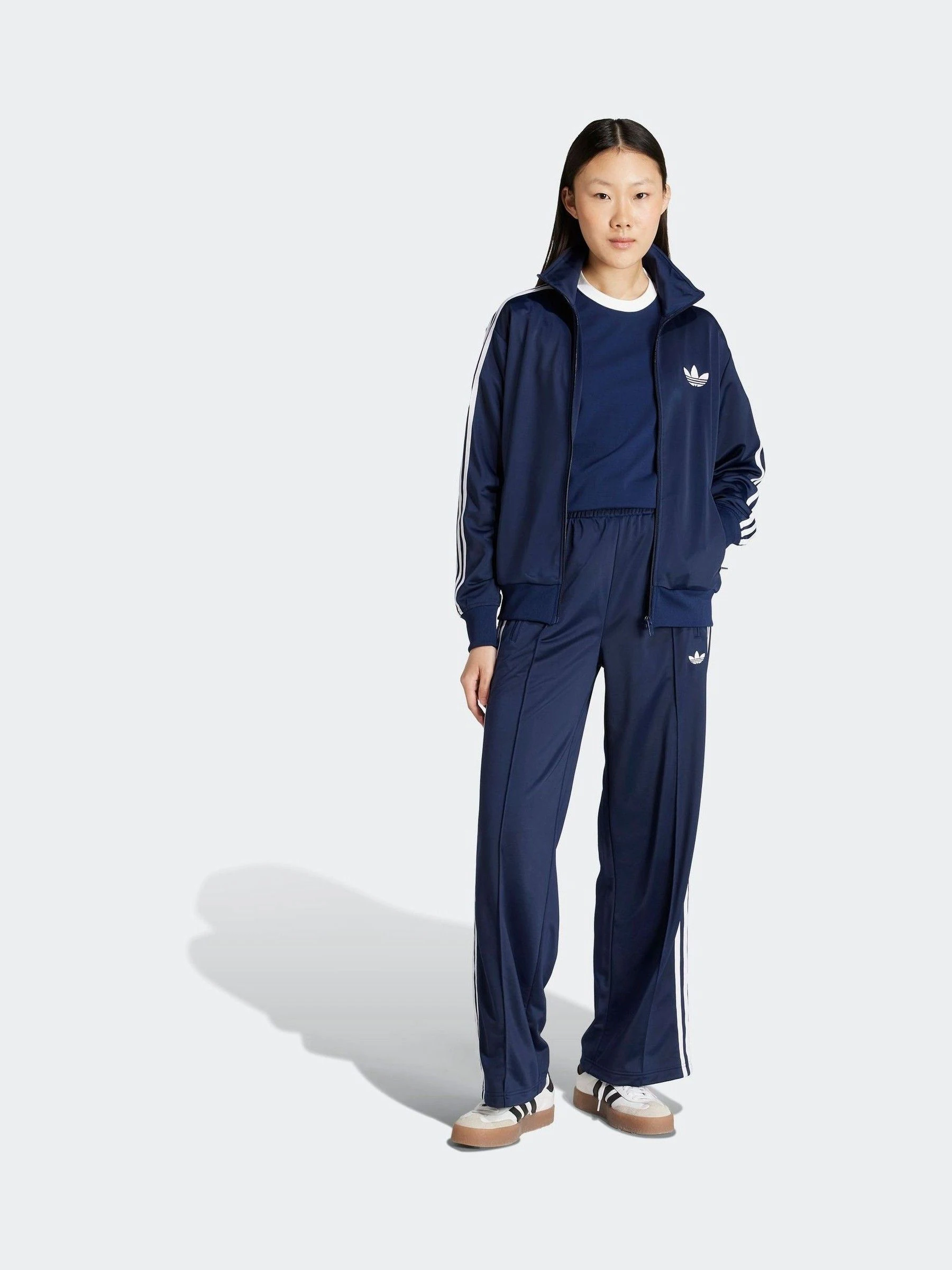 Blauw - adidas Originals Firebird Loose Track Pant Trousers
