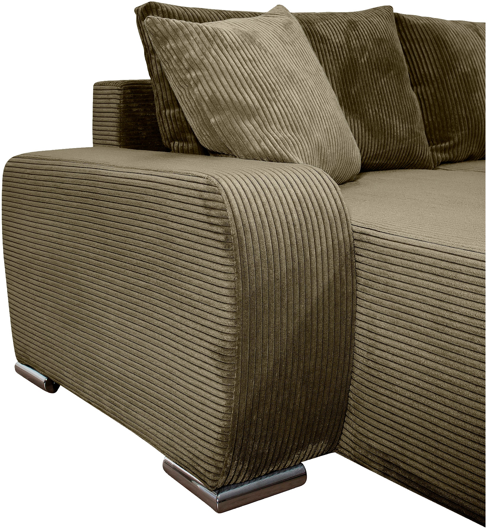 COLLECTION AB Wohnlandschaft »Paola U-Form, Breite 314 cm« inkl. Schlaffunktion, Stauraum, Zierkissen und Bonnellfederkern