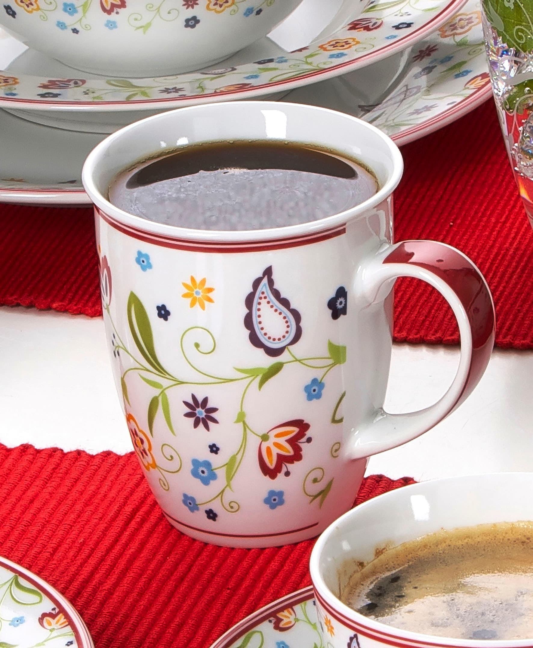 Ritzenhoff & Breker Becher »Doppio Shanti, 6-teilig« Paisley-Blüten-Dekor