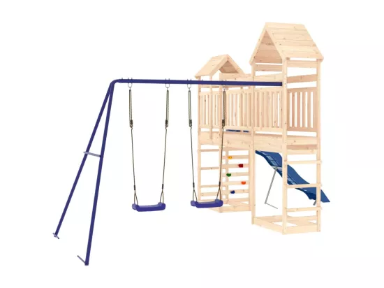 Aire de jeux d'extérieur bois de pin massif