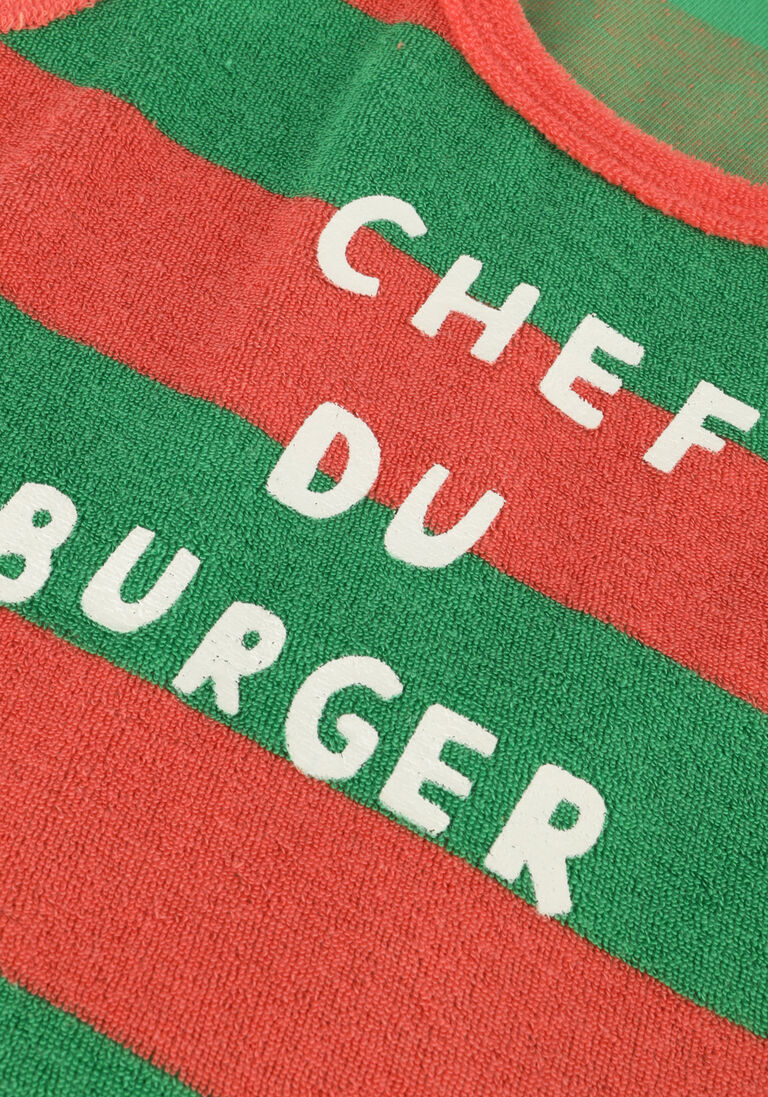 Sproet & Sprout koraal sproet & sprout t-shirt tanktop boys chef du burger