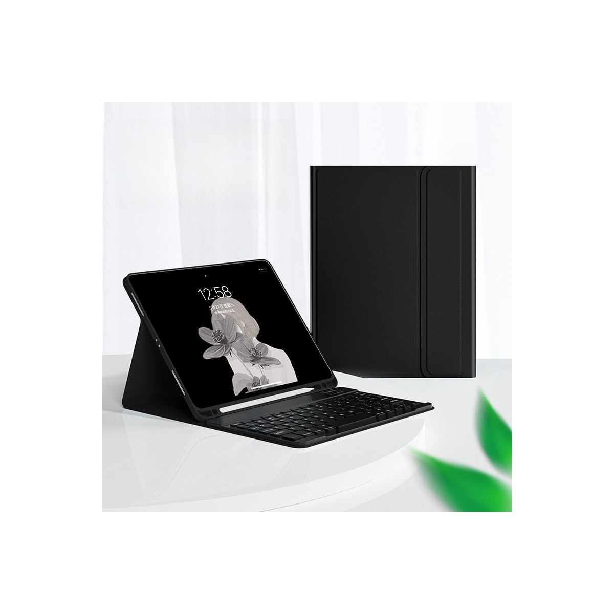 Beskyttelsesveske med avtakbart Bluetooth-tastatur til iPad iPad 10.9/11 Air 2024