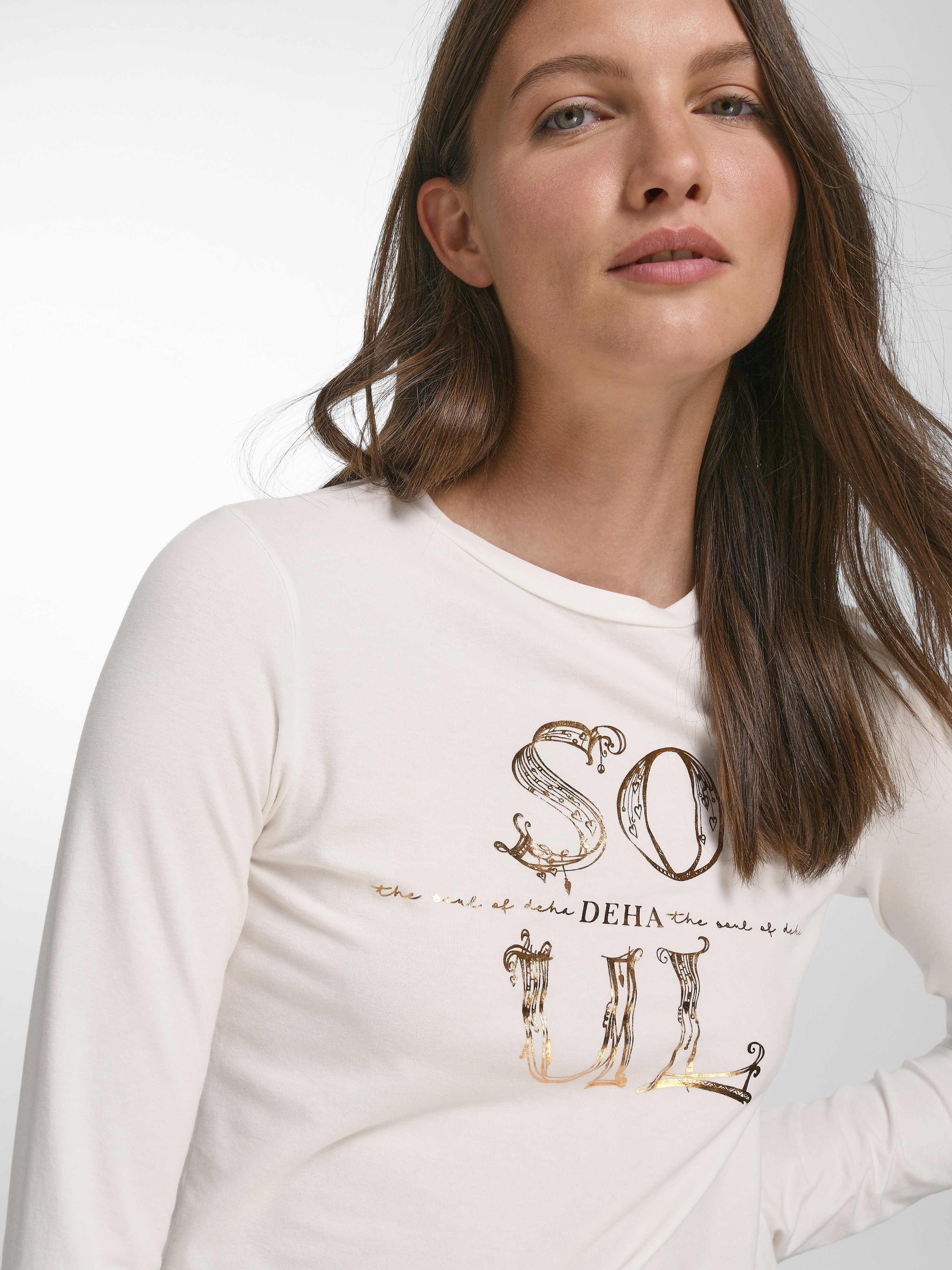Rundhals-Shirt