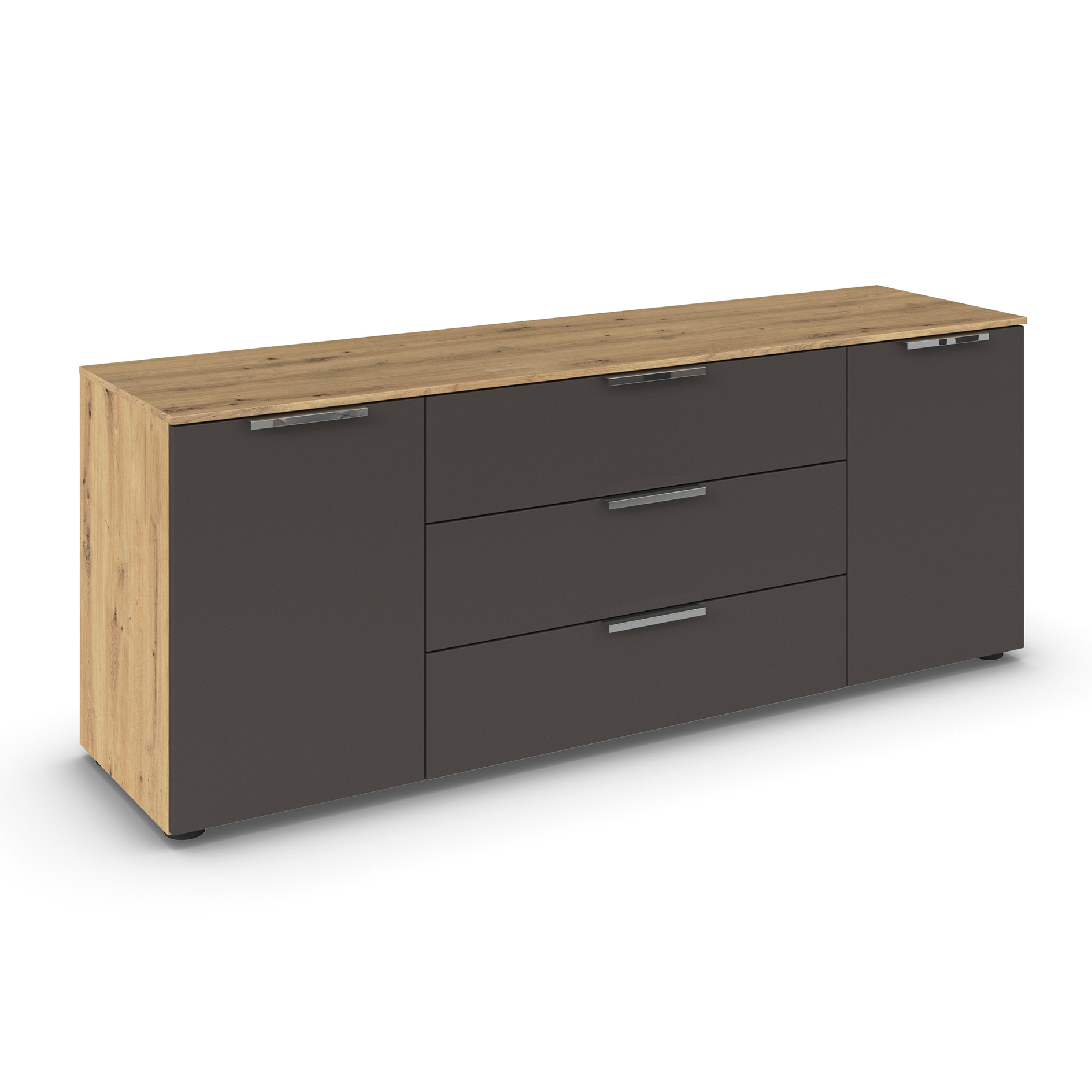 Lowboard - Artisan Eiche-graphit - 160 cm