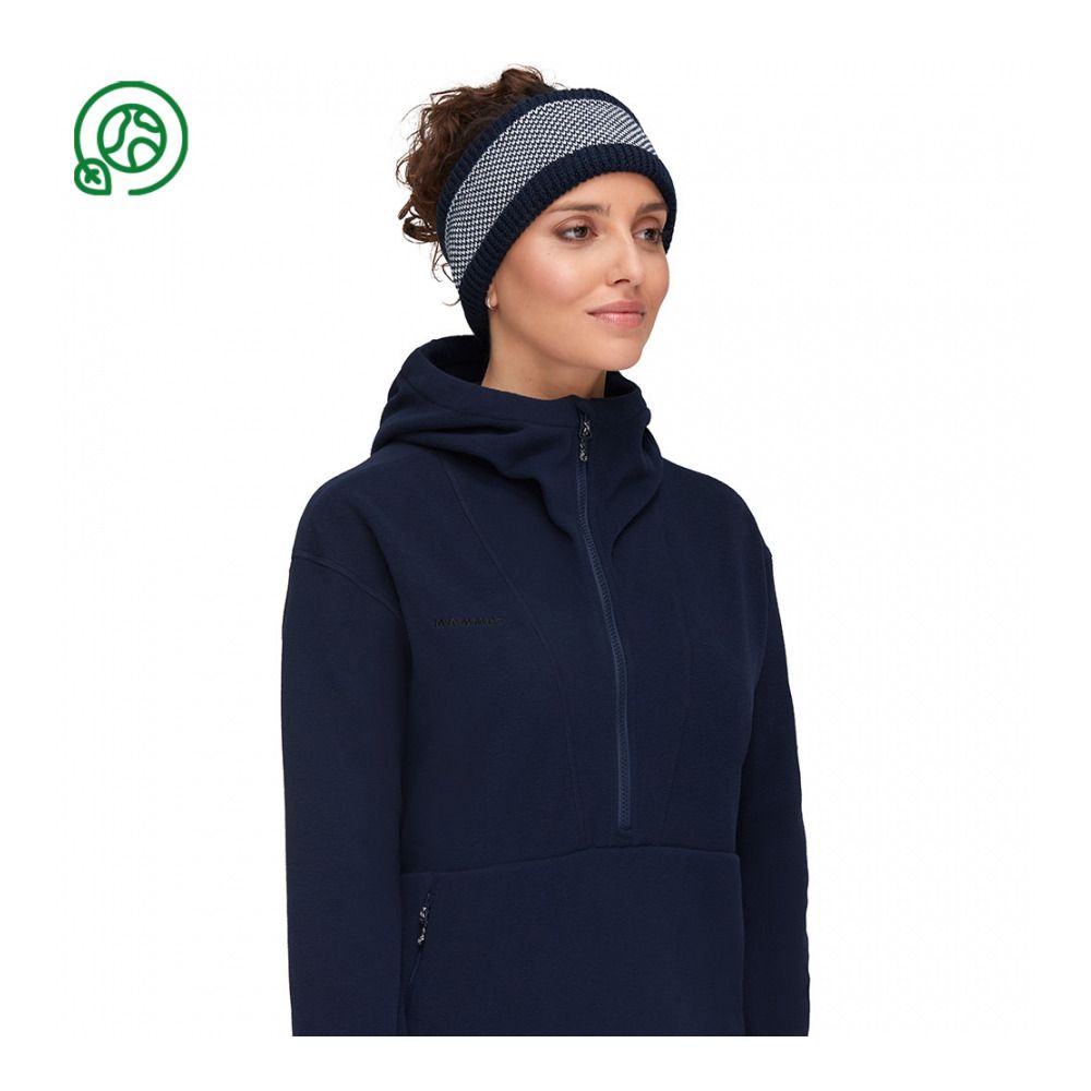 Mammut SNOW - Bandeau Femme marine/white