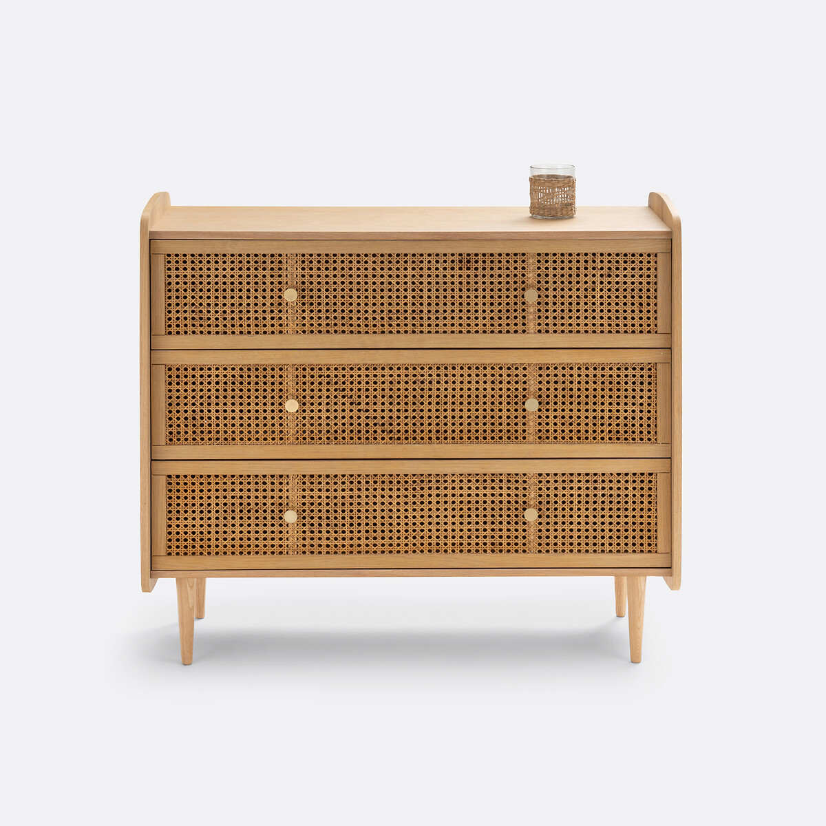 LA REDOUTE INTERIEURS<br>Cômoda com 3 gavetas em rattan Tempa