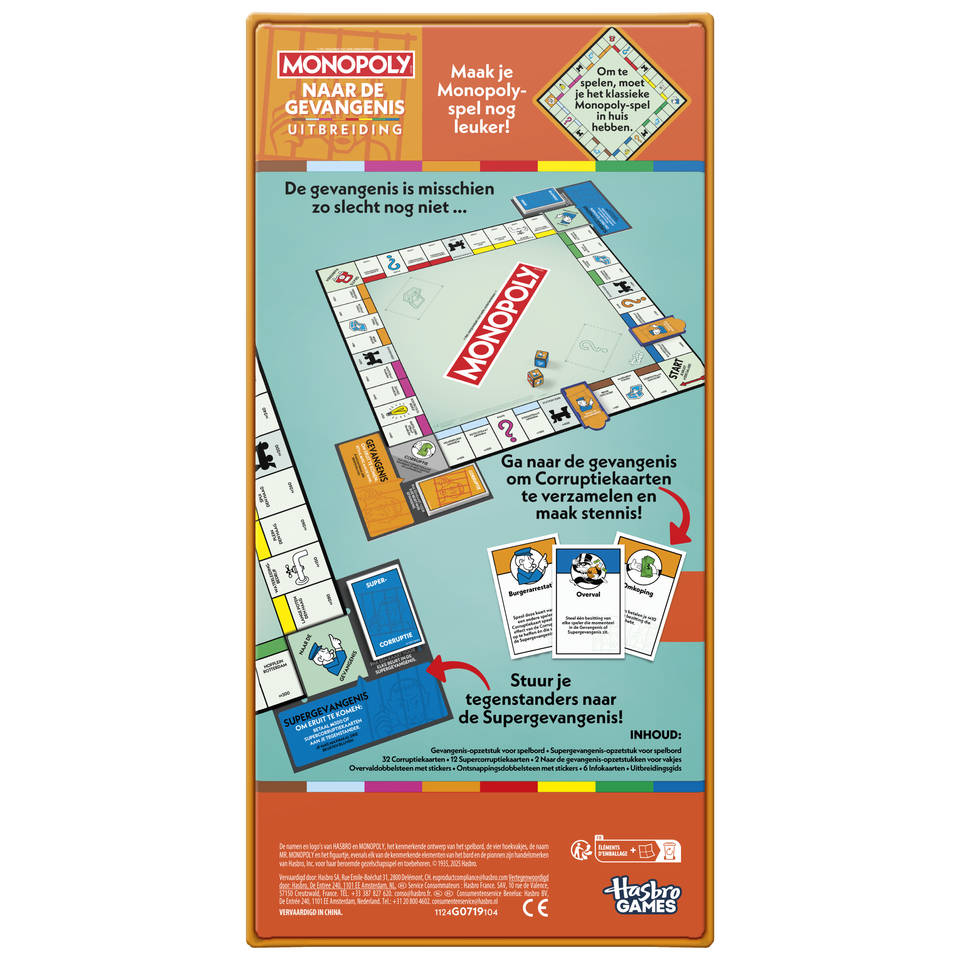Monopoly naar de gevangenis uitbreiding