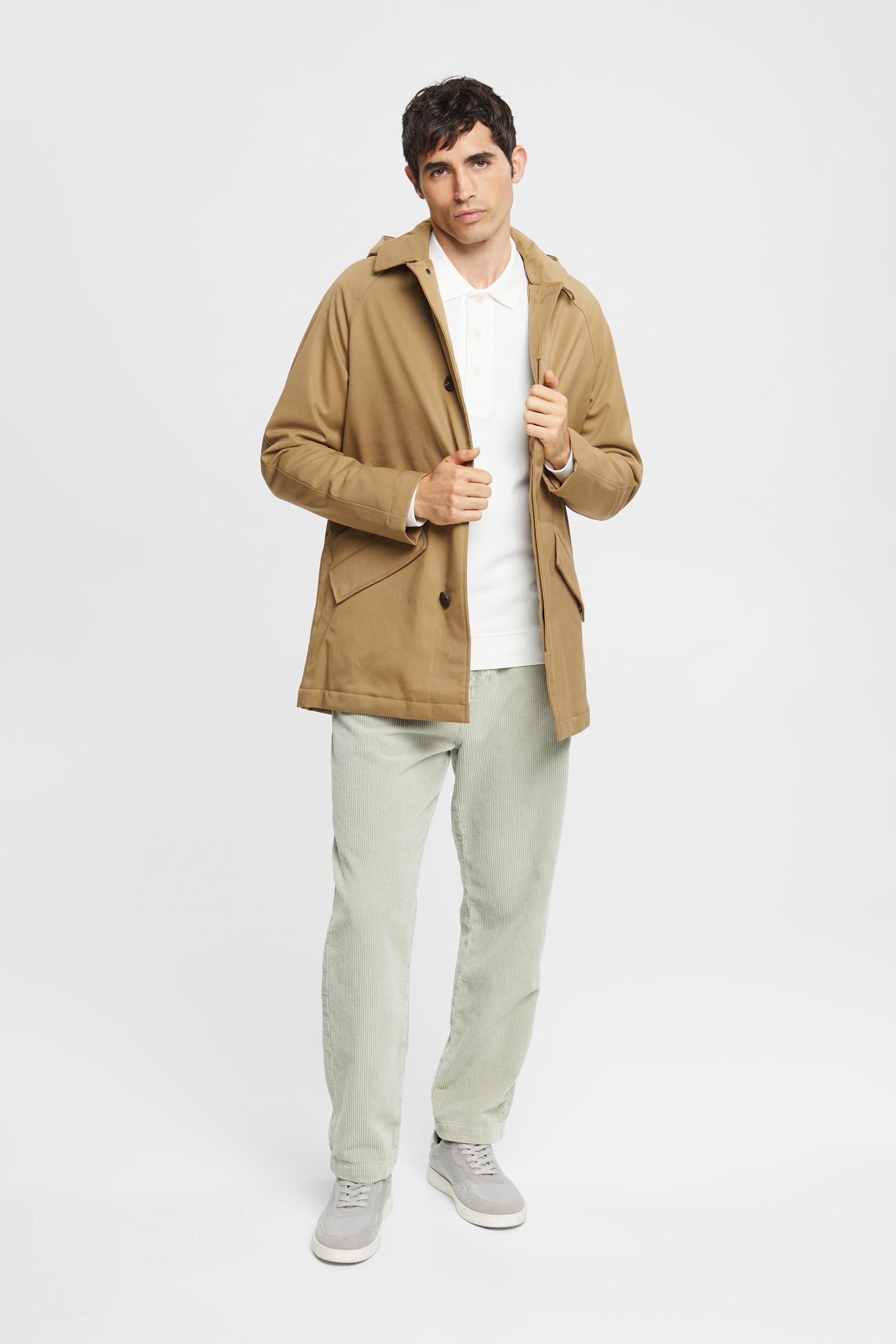 Manteau à capuche amovible