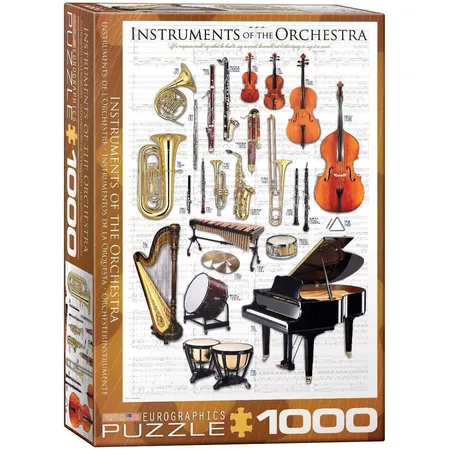 Eurographics Instrumente des Symphonieorchesters, 1000 Teile
