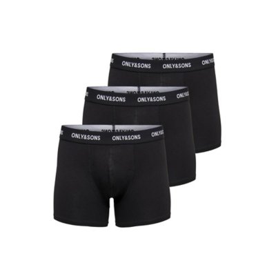 Boxer homme Onsfitz Solid Bla 3Pa ONLY AND SONS